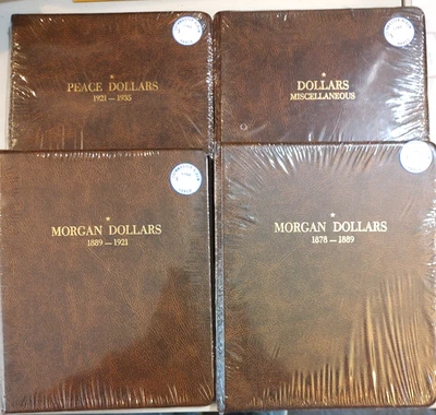 4 Harco Coinmaster Coin Master Coin Album Holder Morgan & Peace Silver Dollars - Image 1 of 2