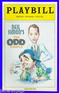 Playbill + The Odd Couple + Opening Night + Nathan Lane , Matthew Broderick - Picture 1 of 4