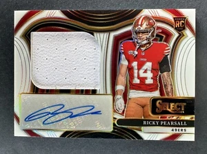 2024 Panini Select RICKY PEARSALL Jumbo Rookie Patch Auto RPA RC/75 - Foto 1 di 2