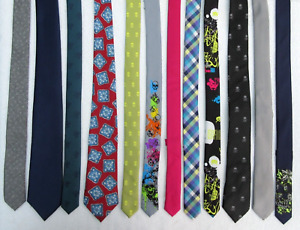 WHOLESALE JOB LOT BULK 12 MIXED CHILDRENS neckties TIES  1-240220