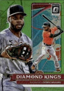 2022 Donruss Optic #5 Cedric Mullins Lime Green Prizm Baltimore Orioles Baseball - Picture 1 of 2