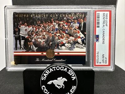 Foto del equipo Leaf Montreal Canadiens 1993-94 campeones #100 PSA Montreal Canadiens Foto 1 de 4