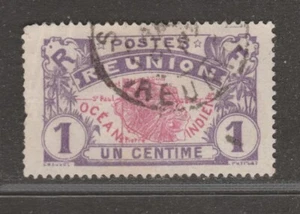 REUNION 1907 1c MAP VFU Mi 56 - Bild 1 von 2