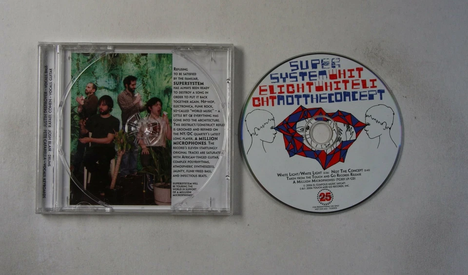 Supersystem White Light / White Light US Adv CDSingle 2006 Indie Synthpop - Bild 1 von 1