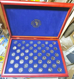 ALL 50 PROOF STATE QUARTERS 1999-2008 With COA'S In Wood Display Case - Picture 1 of 8