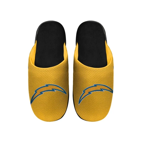 Los Angeles Chargers 2022 NFL Men's Big Logo Mesh Slide on Slipper FREE SHIP Cover