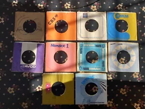 X 1 - VERSCHIEDENE U.S. 60er/70er Jahre ORIG 7" PLATTENFIRMA HÜLLE/S. Sehr guter Zustand/VG+(1ST) - Bild 1 von 21
