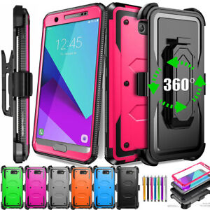 For Samsung Galaxy J7 Prime / Sky Pro/ J7 2017 Clip Holster Phone Case Cover