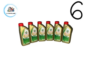 6X LT OLIO BENZINA DISEL CASTROL EDGE 10W60 - Foto 1 di 2