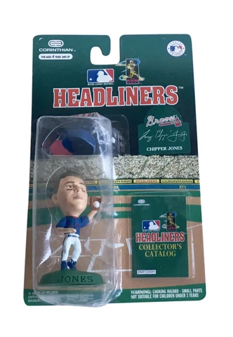 MLB Headliners Chipper Jones 3 Inch Figure Atlanta Braves 1996 Corinthian Cover