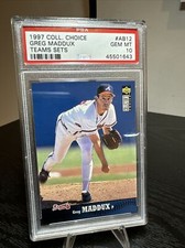 1997 Collector's Choice Greg Maddux AB12 Gem Mint 10