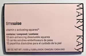 MARY KAY TIMEWISE VITAMIN C ACTIVATING SQUARES 12 Individually wrapped. Disc'd - Picture 1 of 2