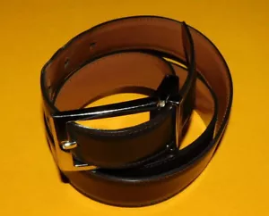 MEN'S DUNHILL BLACK/BROWN GENUINE LEATHER REVERSIBLE BELT SIZE 30/75cm.. - Picture 1 of 5