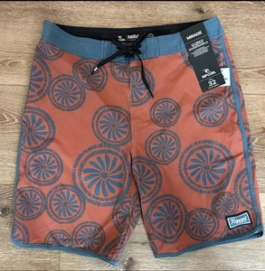 NWT Rip Curl Mirage Ultimate Stretch Boardshorts Red Rock Sz 32 Surf Swim - Imagen 1 de 3