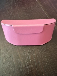 Barton Perreira x Sarah Hoover Pink Eye Glass Sunglasses Magnetic Case New - Picture 1 of 7