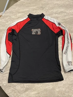 Protector contra erupciones manga larga para mujer negro/rojo/gris protección UV natación surf atlético L Foto 1 de 4