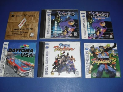 6 Sega Saturn Demo & NFR Disc lot! Nights into Dreams Virtua Fighter Daytona - Image 1 of 4