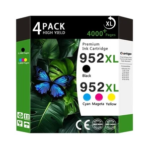 952XL High Yield Ink Cartridges(Black/Cyan/Magenta/Yellow 4-Pack) Compatible ... - Afbeelding 1 van 8
