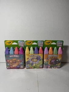 CRAYOLA Washable Sidewalk Chalk 3 Sets 12 Colors - Picture 1 of 4