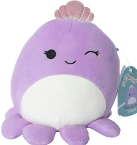 Squishmallows Violet Octopus 7.5” Sea Life Plush Toy Ocean Ships FAST! - Picture 1 of 3