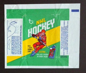 1970 Topps Hockey Wax Pack WRAPPER Whales Tooth Ad Variation - Picture 1 of 1