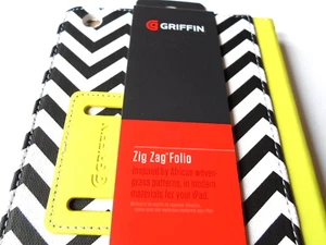 brand new zig zag folio case for i pad mini great looking item brand new griffin - Picture 1 of 5