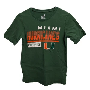 University of Miami Hurricanes Athletics Children's T-Shirt - Size Medium 10/12 - Picture 1 of 12