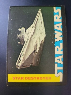 1977 Wonder Bread Star Wars Star Destroyer Card #14 - Image 1 of 2