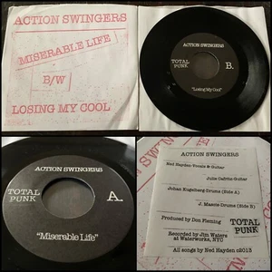 ACTION SWINGERS Miserable Life 7” Vinyl 1st Press 500-Dinosaur Jr Pussy Galore - Picture 1 of 8