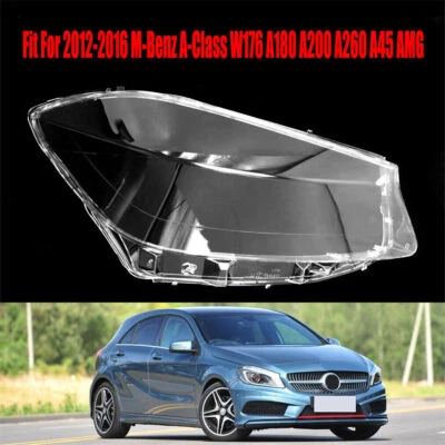 Lente de carcasa de faro derecho para Mercedes Benz Clase A W176 A180 A200 A260 12-16 Foto 1 de 4