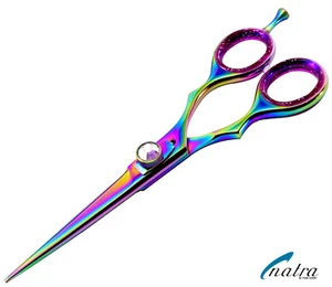 15 cm Haarschere Bartschere Friseurschere Haarschneideschere Coiffeur 6'' NATRA - Picture 1 of 2
