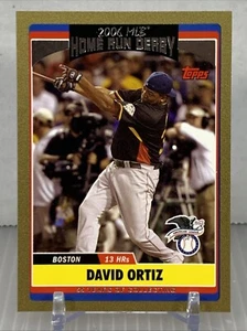 2006 Topps Updates & Highlights #UH286 David Ortiz Gold Border 0158/2006 - Picture 1 of 11