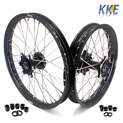 KKE 21-19" Cast Wheels Fit Yamaha YZ125 YZ250 1999-2024 YZ250F YZ450F 2003-2025 - Image 1 of 4
