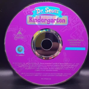 Dr. Seuss Kindegarten (Windows PC, 2000) Disc Only Childhood Game - Picture 1 of 2