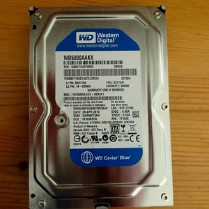 WD Blue 500gb 3.5" Desktop SATA Hard Disk Drive HDD WD5000AAKX 16MB Cache - Afbeelding 1 van 3