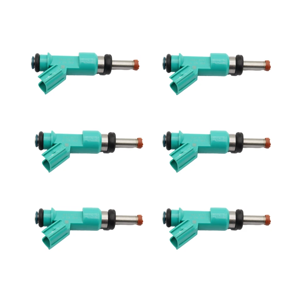 6 топливных форсунок Denso подходят для Toyota Sienna 3,5 л V6 2012 2013 2014 2015 2016 годов выпуска - Изображение 1 из 4