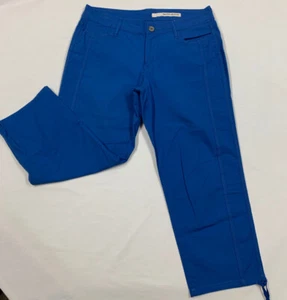 DKNY Women's Size 10 Jeans Blue Cotton Capri Pants 35 X 23 - Picture 1 of 8