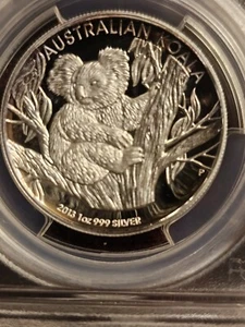 Australia Koala Silver 1 oz PCGS Certified Coin - 2013P PR70DCAM High Relief  - Picture 1 of 8