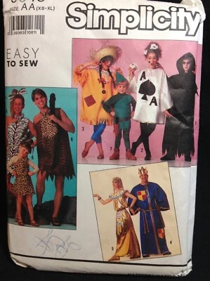 Sewing Pattern Simplicity 9945 costumes, unisex, XS-XL, simple tunics   - Image 1 of 2