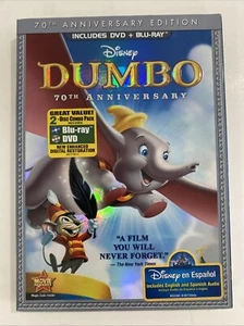 Dumbo (Blu-ray/DVD, 2011) - Brand NEW, 70th Anniversary Edition w/ slipcover - Picture 1 of 2