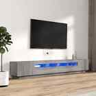 TV Schrank mit LED-Leuchten Fernsehschrank Lowboard mehrere Auswahl vidaXL