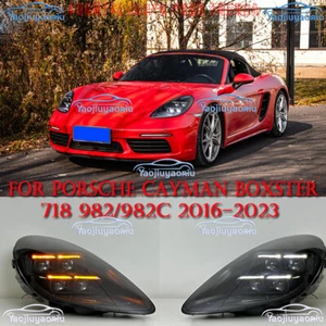 Front LED Headlight Projector For Porsche cayman boxster 718/982/982C 2016-2023 - Picture 1 of 16