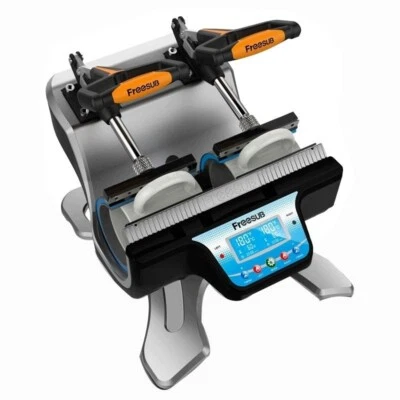 Taza de doble estación 11 oz máquina de prensa de calor taza de sublimación transferencia de calor  Foto 1 de 4