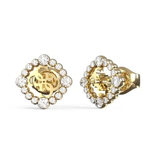 GUESS Schmuck Damen-Ohrringe Ohrstecker Tiny Dancer 4G Goldfarben JUBE04645JWYGT - Bild 1 von 2
