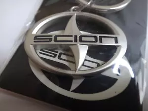SCION Logo Metal Key Chain Ring Fob FR-S Exclusive Dealer Promotional Giveaway - Picture 1 of 3