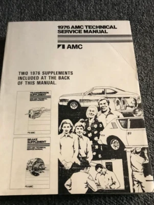 1976 AMC Duendecillo Matador Hornet Técnico Servicio Tienda Reparar Manual OEM W - Imagen 1 de 4