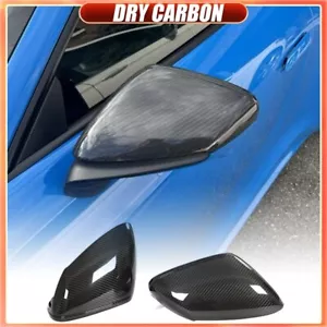 Reemplace la tapa de la cubierta del espejo retrovisor lateral de carbono seco para Porsche Taycan 9J1 992 Turbo S 19UP - Imagen 1 de 18