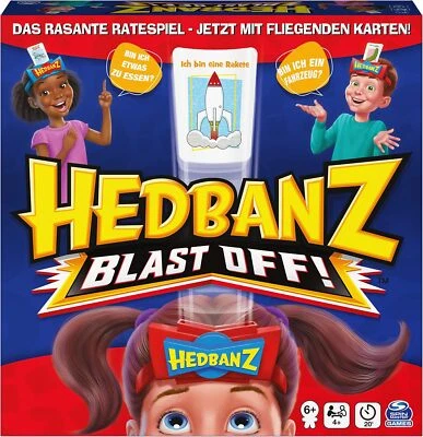 Spin Master Games - Hedbanz - Blast Off, Familien-Ratespiel, ab 6 Jahren, Spiel - Bild 1 von 4