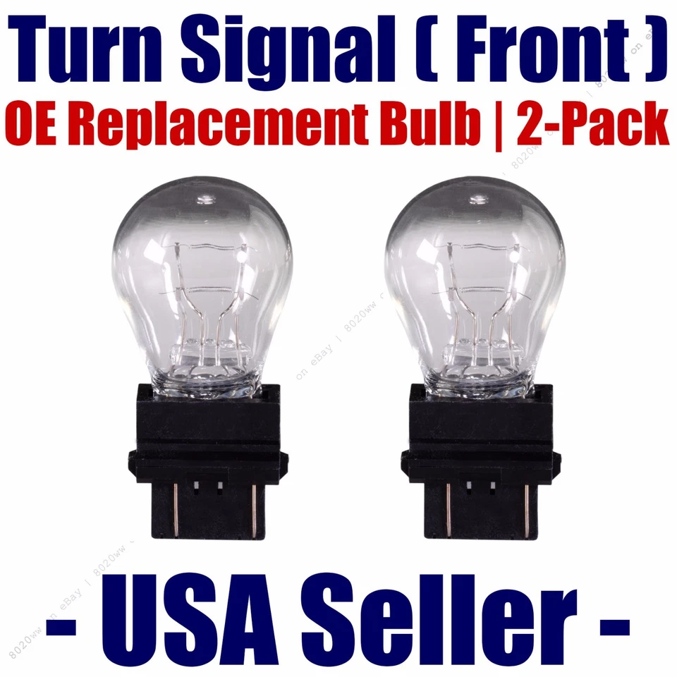 Bombilla intermitente/intermitente delantera 2pk - Se adapta a vehículos Pontiac listados - 3357 Foto 1 de 1