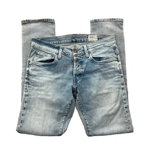 G-Star Jeans Hose 3301 W33 L32 Blau Stretch Schrittlänge 79 cm Helle Waschung - Bild 1 von 10